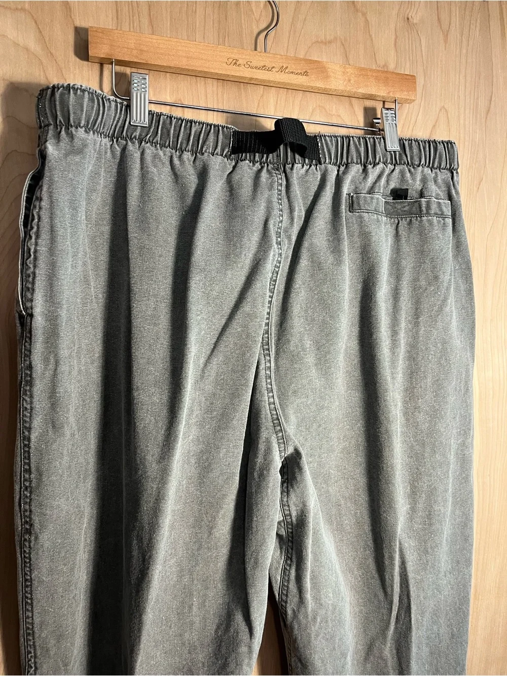 Outdoor Technology by Sportif Vintage Elastic Waist Cotton Trail Pants Gray XXL